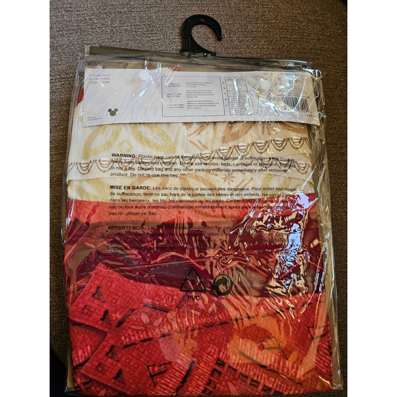 Disney Moana 2 Child Costume Dress Disguise Size S P 4-6X Halloween Princess NEW - Picture 5 of 9